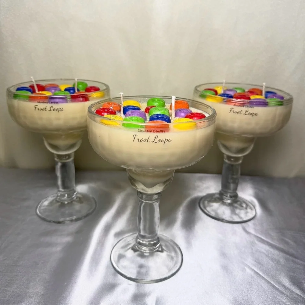 Froot Loops Scented Candle - Picture 2 of 2
